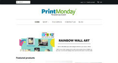 Desktop Screenshot of printmonday.co.nz